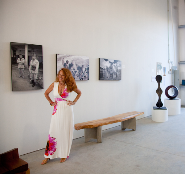 Terri Gold at Benson-Keyes opening