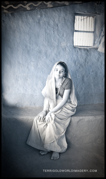 Rajasthani Girl In the window