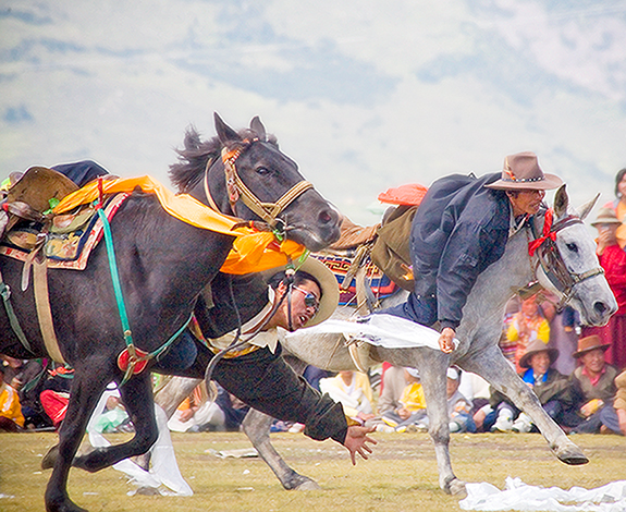 Racing For the Kata at Litang Festival 2005