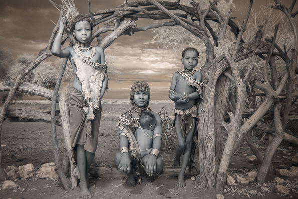 Hamar Family in the Omo